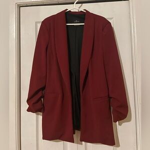 Calvin Klein Deep Red Women's Blazer